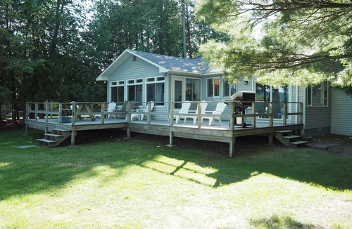 Lake Township Cottage | Birch Cove Bungalow - Gorgeous Lakefront with Private Dock!