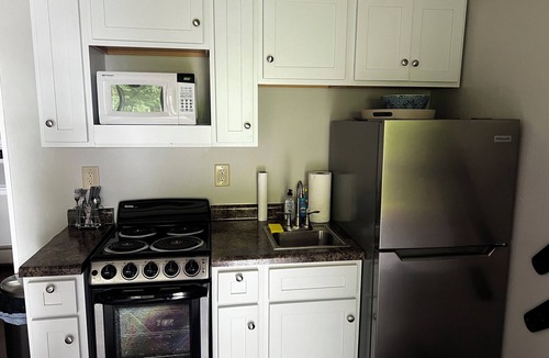 Hayward Resort | Birch Point Resort Kitchenette #12 - Lake Nelson, Hayward