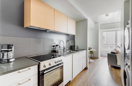 West Fens Apartment | Blueground | Fenway, gym & w/d, nr museums