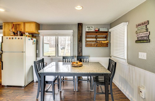 Grand Rapids Cabin | Boat Dock & Launch: Family Cabin on Prairie Lake!