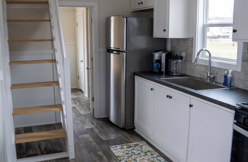 Silver Lake RV Rental | Brand New 1 Bed/1 Bath + Sleeping Loft Tiny House at Sun Retreats Campground
