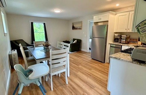 Bridgton House | Brand new 2BR, 1.5BA-close to amenities yet feels secluded. 2 story, AC, wifi!