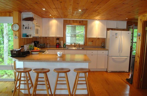 Raymond Cottage | Bright and cozy waterfront home on Panther Pond with stunning lake views!