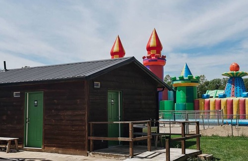 Rockbridge Cabin | Buckeye Rustic Cabin at Hocking Hills + Largest Bounce Castle