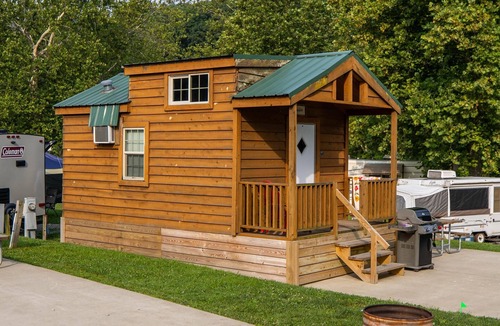 Dickerson Run Cabin | Cabin 2 - So comfy youll have everything you need in this cabin for a great weekend.