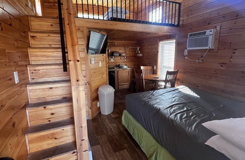 Dickerson Run Cabin | Cabin 7 - Cozy Cabin w/loft. Has everything you need for a great stay with a beautiful view to the river!