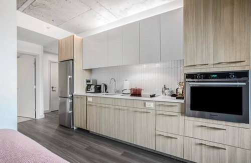 MIT Apartment | Calming Kendall Square Studio w/Gym, near MIT by Blueground