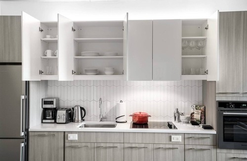 MIT Apartment | Calming Kendall Square Studio w/Gym, near MIT by Blueground