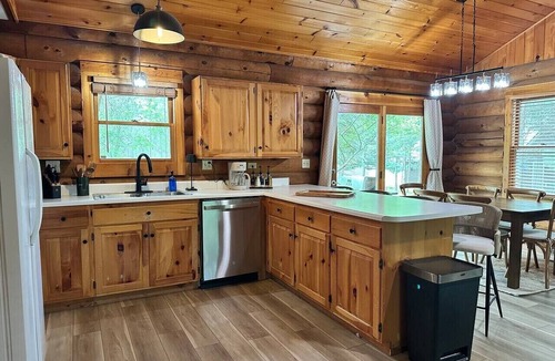 Fife Lake House | Cannon Creek Cabin - Hot Tub & Pet Friendly