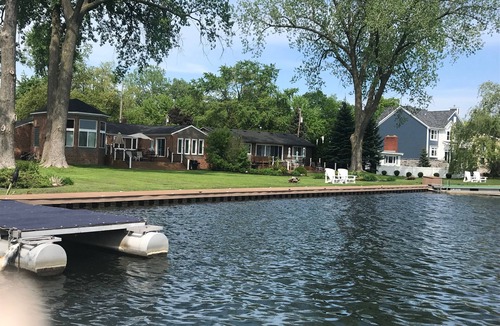 Waterford House | Cass Lakefront 3BR home w fire pit, swim/fish and dock your boat off boardwalk.