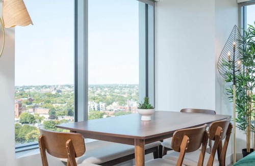 Central Square Apartment | Central Penthouse City Skyline Views Gym sleep 8