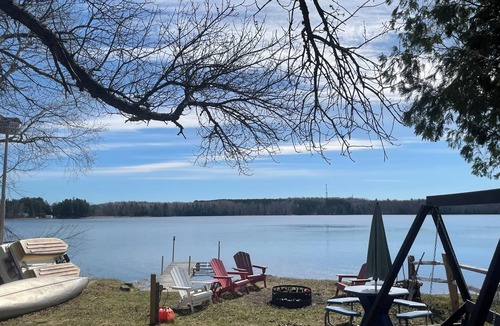 Saginaw Cabin | Charming 2-bedroom cabin on lake near Duluth MN with Air Conditioning