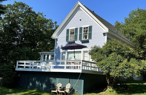 Mount Desert House | Charming, pet-friendly home close to Acadia with a spacious yard & a nice deck.
