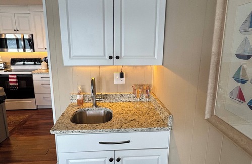 Fremont House | Charming updated 3-bedroom waterfront home on Lake George in Fremont IN with AC