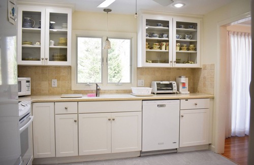 Northwest Harwich House | Charming, well appointed home has hardwood floors and ceiling fans throughout