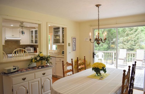 Northwest Harwich House | Charming, well appointed home has hardwood floors and ceiling fans throughout