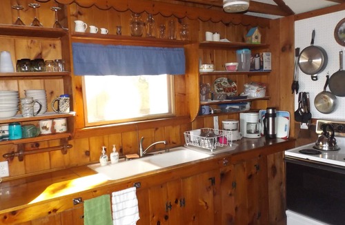North Sebago Cottage | Classic Maine Lake Cottage with Sandy Beach on Sebago Lake