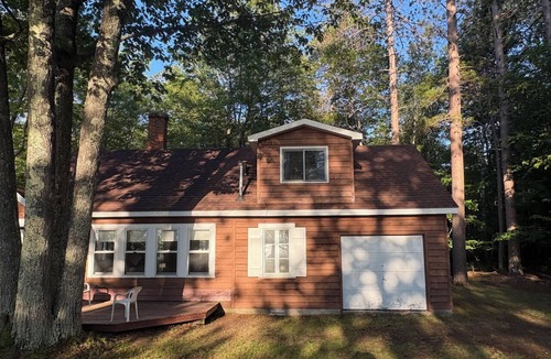 Rapid River Cabin | Classic UP Cabin with Lake Views, Private Beach, Fire Pit