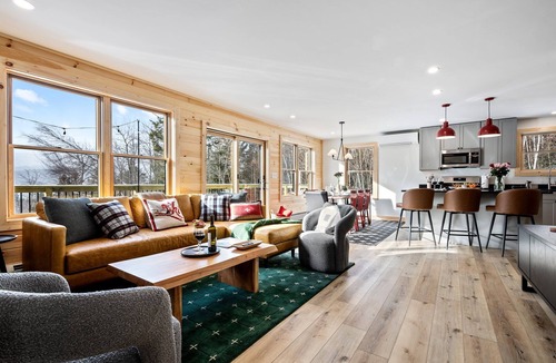 Bethel House | Close to Skiing! HotTub! Game Rm! Sleeps 12!