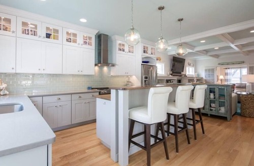 Newport East House | Coastal Luxe Retreat with Hot Tub & Fire Pit only 5 Min to Beach