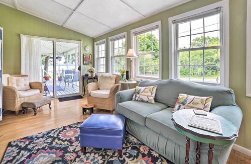 De Tour Village House | Colorful Lake Huron Home: Near Ferry & Beach!