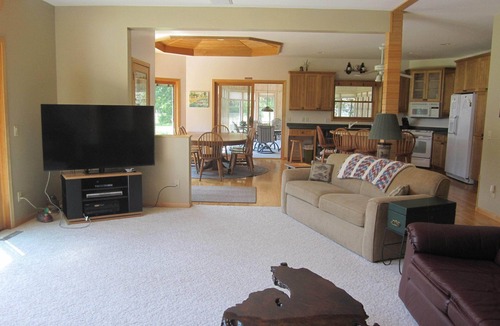 Park Rapids House | Comfortable home with amazing porch located on Big Sand Lake & Pine Cone Lodge
