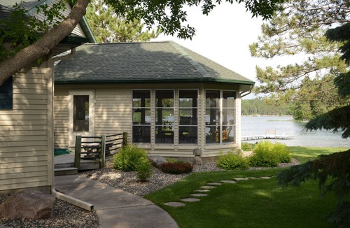 Park Rapids House | Comfortable home with amazing porch located on Big Sand Lake & Pine Cone Lodge
