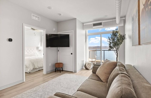 Lake City Condo | Condo with stunning views of Lake Pepin - Unit 203