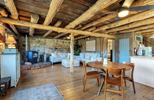 Allegan House | Cozy Allegan Barn with Hot Tub and Sauna