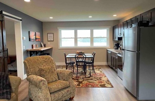 Houghton Apartment | Cozy apartment on the water and the trail. One mile from downtown Houghton.
