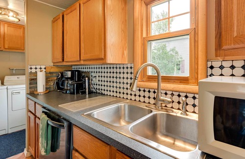 Bay City House | Cozy Bay City Abode w/Deck & Fire Pit, Near Lakes