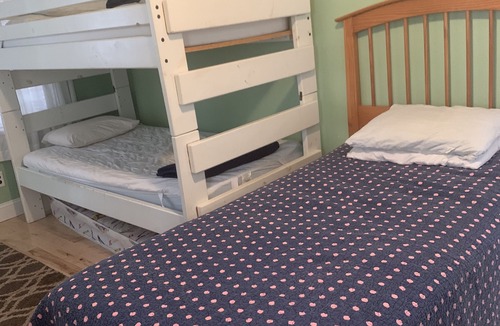 Ocean Park Cottage | Cozy beach cottage steps from the beach. Pet friendly!