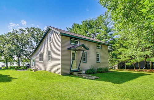 Alexandria Cabin | Cozy Cabin Lake Ida Swim Dock and Lake Views