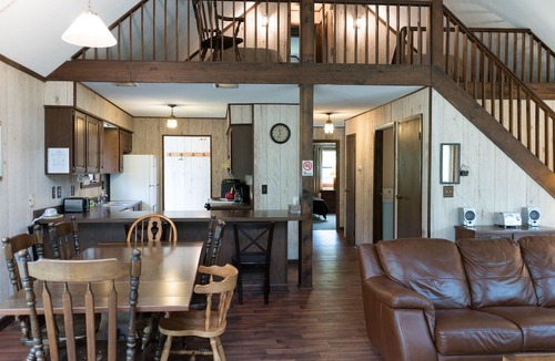 Branch Cabin | Cozy Cabin on Pere Marquette River Great For Fishing on 700 Acres