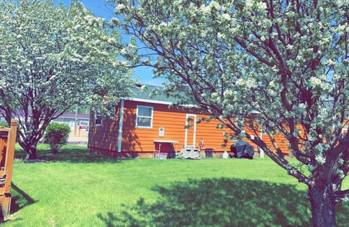 Napoleon Cabin | Cozy cabin. Sleeps 5-7. Includes a kitchenette, Wi-Fi and an outdoor area!