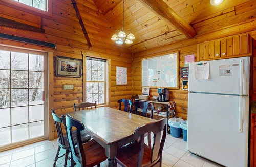 Mercer Cabin | Cozy cabin w/fireplace, whirlpool tub, access to private dock, & fire pit
