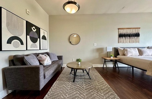 Cole-Noble District Apartment | Cozy Downtown Loft with Balcony