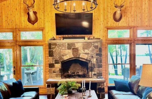 Cedarville House | Cozy Lake Home Located on Marquette Island Surrounded by Water Beautiful Sunsets
