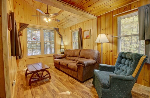 Lac du Flambeau Cabin | Cozy, Lakeside, Wisconsin Northwoods cabin w/private dock. Pet Friendly!