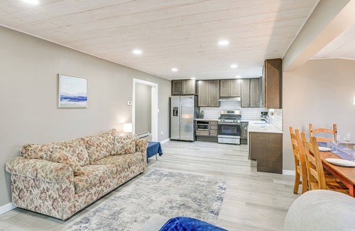 Lubec Apartment | Cozy Maine Getaway: Covered Deck, Walk to Beach!
