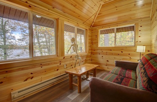 Lac du Flambeau Cabin | Cozy Wisconsin Northwoods cabin with private dock. Pet Friendly!