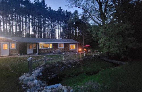 Lake Leelanau Cottage | Creekside Private 2 Bedroom Ranch on 3 Acres