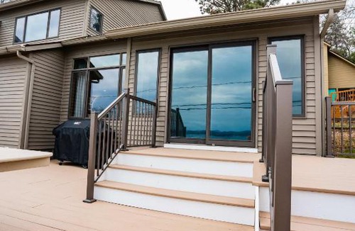 Lake Township House | Crystal Lake Hillside with Private Sandy Beach