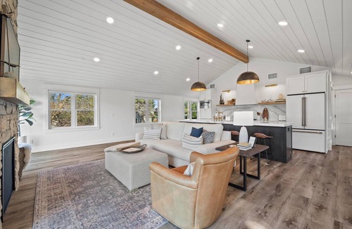 Village of Pewaukee House | Designer Home with Upper Balcony & Lake Views