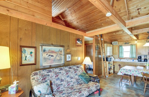 Puposky Cabin | Dock & Fire Pit! Lake Campbell Basecamp