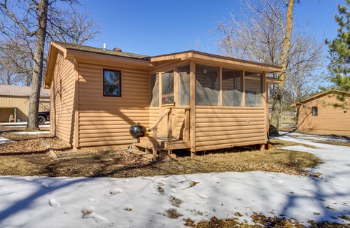 Park Rapids Cabin | Dock & Resort Amenities: Park Rapids Cabin!