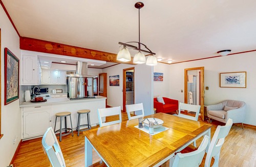 Empire Cottage | Dog-friendly downtown Glen Arbor home with deck, gas grill, and washer/dryer