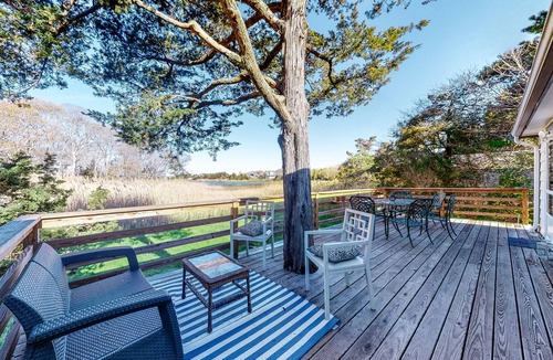 Lagoon Heights House | Dog-Friendly Downtown Home w/Free WiFi, Deck, Water Views, & Partial A/C