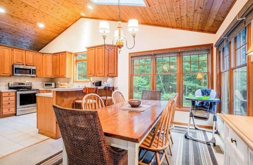 Glen Arbor House | Dog-friendly home with gorgeous garden & decks - stroll to town/the lake