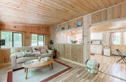 Kents Hill House | Dog-friendly house with water sports gear, firepit, grill, & enclosed yard